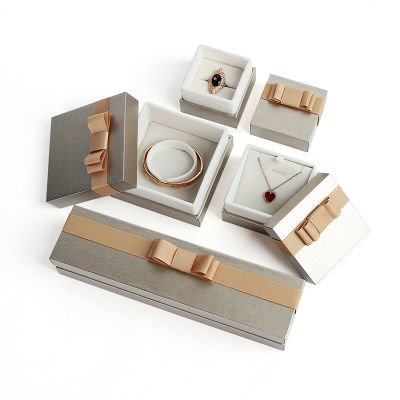 Gold Ring Box Blue Bracelet Box Jewelry Gift Box Bracelet Box Bow Knot Gift Box Ring Box Necklace Box