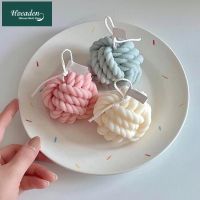 【CW】♗  Knitting Wool Silicone Candle Molds Woolen Moulds Korean Mold Wax