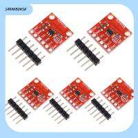 SARAHBOWSH 5Pcs 2.7โวลต์ถึง5.5โวลต์ โมดูล MCP4725 I2C DAC 12บิตค่ะ โมดูล Breakout Arduino DAC DAC ประสิทธิภาพสูงมาก บอร์ดพัฒนาพัฒนา Arduino สำหรับเด็ก