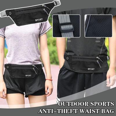 Outdoor Sports Waist Bag Anti-close-fitting Multi-functional Bag Waist Phone Stealing Oblique Leisure Bag Cross Bag Mobile W1Q7