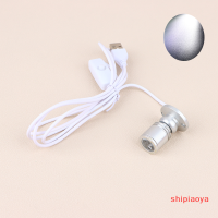 shipiaoya ไฟสปอตไลท์แบบ USB สำหรับตู้โชว์เครื่องประดับโคมไฟเคาน์เตอร์ติดพื้นผิวเพดานมินิสปอตไลท์อินเตอร์เฟซ5V