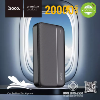 Hoco HK19 แบตสำรอง ความจุ20000mAh Ultra Thin Powerbank พาวเวอร์แบงค์ ขึ้นเครื่อง Portable Charger Ultra High Capacity Power Bank