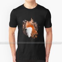 Fox For Men Women T Shirt Tops Summer Cotton T   Shirts Big Size S   6XL Forest Fox Anima Animal Spirits Spirit Tree Trees Magic XS-6XL