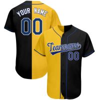 2023 New Personalized Baseball Jersey Print Name&amp;Number Short-Sleeve Button-Up Mesh Sports Shirts Mens Street Hip hop Softball Uniform