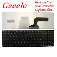 GZEELE K52คีย์บอร์ดสำหรับ ASUS ฝรั่งเศส N50 N53S N53SV K52F K53S K53SV K72F A53 A52 U50 G51 N51 N53สีดำแป้นพิมพ์แล็ปท็อป FR AZERTY