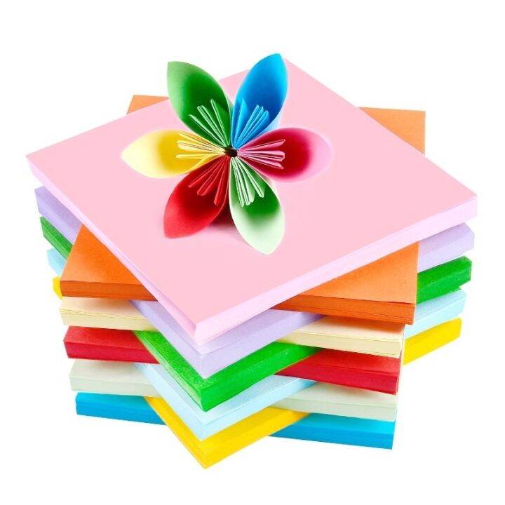 100-sheets-pack-new-mixed-10-color-square-folding-papers-diy-origami