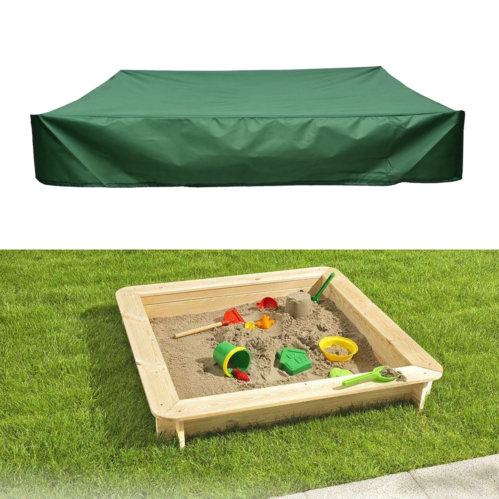 Fityle Green Sandbox Cover Water-Proof Dustproof 1 Pcs Protection  Accessories Sandpit Protective Tarpaulin Cloth for Furniture Picnic  Children Friends Kids | Lazada PH