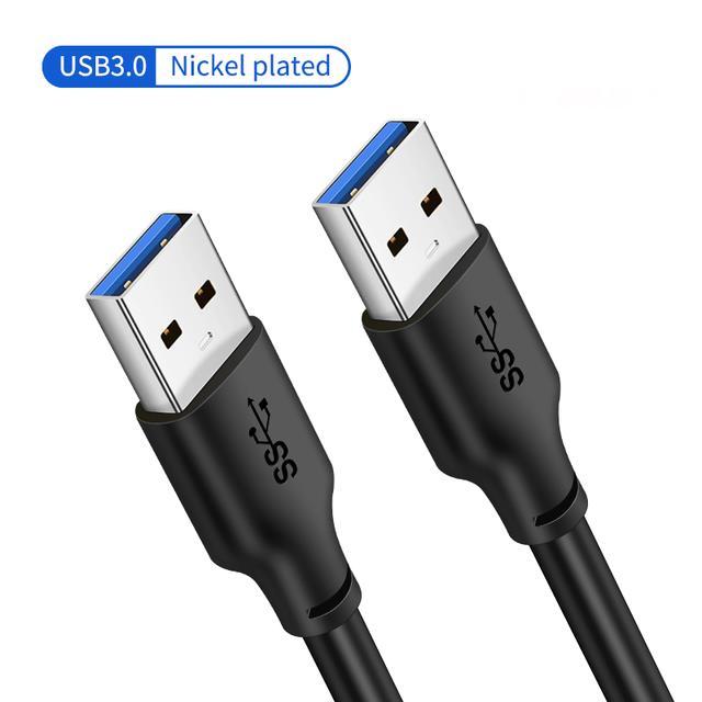 cabletime-usb-to-usb-a-3-0-male-type-a-cable-usb-extension-cable-for-radiator-harddisk-usb3-0-data-transfer-cable-c266