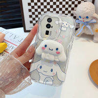 สำหรับ Xiaomi F3 POCO F5 F4 F5โปร X3 X3 GT X4 GT M3 M3 Pro 5G M4 Pro 5G เคสลายการ์ตูนซินนามอนน่ารักน่ารักเคสกันลื่นปกป้องเลนส์รวมทุกอย่างหนากันกระแทกเคสด้านหลังกันกระแทกพร้อมขาตั้ง3D อบเชย
