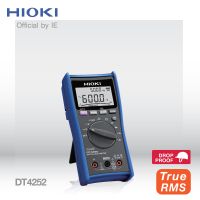 HIOKI DT4252 ดิจิตอลมัลติมิเตอร์ (Digital Multimeters) คำนวณค่าแบบ True RMS ฟังก์ชั่นการใช้งานครบครัน | วัดแรงดัน AC/DC สูงสุด 1000 โวลต์ #มีใบกำกับภาษี