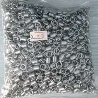 50PCS/Lot Fishing Swivels Ball Bearing Swivel with Safety Snap Solid Rings