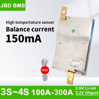 【YD】 JBD Lifepo4 200A 250A 300A 12V Bms Lithium 18650 Battery Same Port Protection Circuit Board Inverter