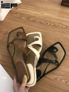 IEF flip flops and slippers for women which is crafted with knit material