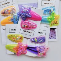 Hot 2PC Sweetly Star BB Hair Claw Side Clips for Women Girls Kids Child Hairpin Gift Hair Accessories Headwear Ornament