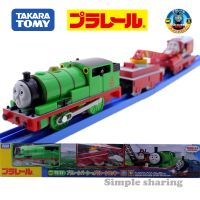 Takara Tomy Pla-Rail Plarail Thomas &amp; Friends The Tank Engine รถไฟเครื่องยนต์รถไฟของเล่นโมเดลหัวรถจักร