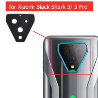 สำหรับ Xiaomi Black Shark 3/ 3 Pro/ 3S เลนส์กล้องด้านหลังเลนส์กระจกกล้องถ่ายรูปพร้อมอะไหล่ซ่อมใช้แทนกาว3M