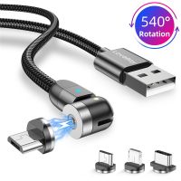 ☾❧ Lovebay Magnetic Cable Micro USB Type C Lightning 540° Phone Magnet Charger For iPhone 11pro Max Samung Fast Charging Wire Cord