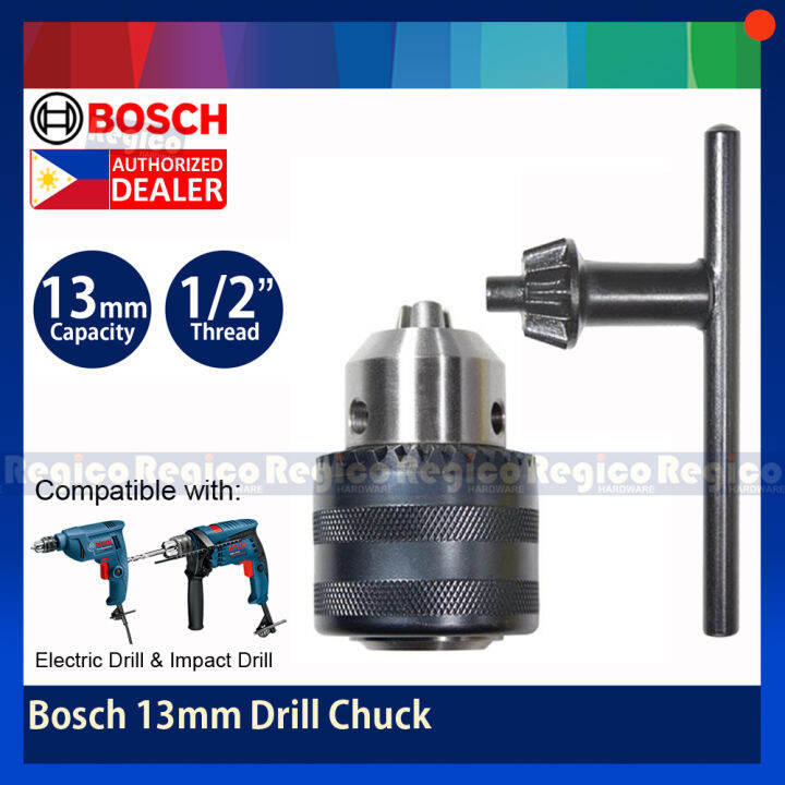 BOSCH Drill Chuck with Key 1/2 Thread Bosch Accessories Regico Hardware