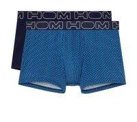 HOM(ออฮ์ม)  รุ่น 402322-D012  กางเกงในชาย Boxer-Pack2 ผ้า polyamide นุ่มพิเศษ สวมใส่สบายไม่บีบรัด ขอบเอวโชว์โลโก้ HOM ที่เป็นเอกลักษณ์