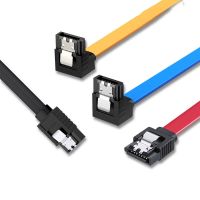 SATA Cable 3.0 To Hard Disk Drive SSD HDD Sata 3 Straight Right-angle Cable For Asus MSI Gigabyte Motherboard High Speed Cable Wires  Leads Adapters