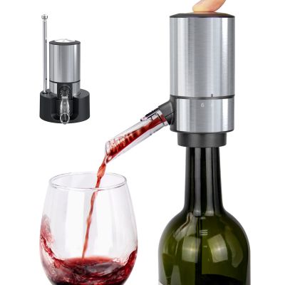 Electric Wine Aerator One Button Smart Wine Decanter Whiskey Aerator Quick Sobering Pourer Kitchen Bar Accessory Home Gadget