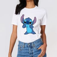 Lilo Stitch Print Tshirt Tee T Clothing Tshirts