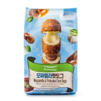 ?Import Item? 체다모짜핫도그 คอร์นด็อกเกาหลี (ไส้กรอก+ชีส) Pulmuone Mozzarella &amp; Hotdog 400g