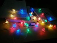 LED home string light decoration holiday coloured light battery box 1.5m 10 led