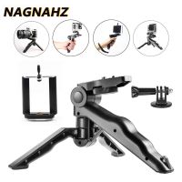 Mini Tripod Desktop Phone Tripod Stand with Phone Holder Sports Camera Stand for Gopro Camera most of Mobiles Phones Selfie Sticks