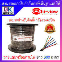 Hi-view สาย LAN Cat5e พร้อมสายไฟ ขนาด 300 เมตร BY DKCOMPUTER