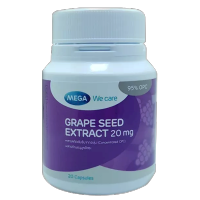 Mega we care Grape Seed 20 เม็ด เมก้า วีแคร์ สารสกัดจากเมล็ดองุ่น