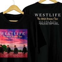 【s-5xl】ผ้าฝ้าย 100%เสื้อยืดครอปเสื้อยืด พิมพ์ลาย Westlife The Wild Dreams Tour All The Hits SICC สําหรับผู้ชายS-5XL