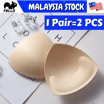 2pcs/pair Women's Bra Inserts, Triangle/round Shape, Breathable, Thin/thick  Cup Pads