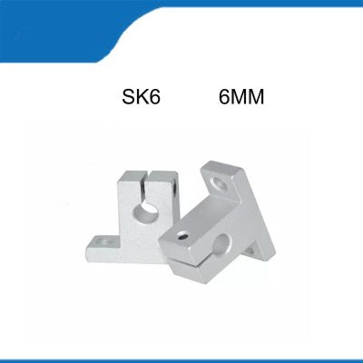 [Hot K] SK6( 6มม.) 4ชิ้นพิเศษคุณภาพสูงต่อการกัดกร่อนรองรับเพลาเพลาตรงแท่งเราเตอร์ CNC แบบเส้นตรง SK6