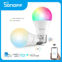 SONOFF WiFi Smart Bulb Dual Multi Color Light RGB E27 E26 LED Lamp Dimmable 220V 110V Alexa Home Assistant Voice Control