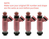 16611-aa370 16611aa370 4 ชิ้น OEM สีชมพู 565cc หัวฉีดน้ำมันเชื้อเพลิงหัวฉีด 16611-aa370 สำหรับ Subaru STI WRX Forester ทดสอบ W/ที่มีคุณภาพสูง