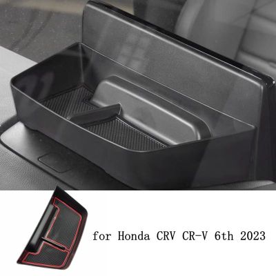 สำหรับ Honda CRV CR-V 2023 2024คอนโซลรถกลางถาดจัดระเบียบกล่องที่เก็บของแผงหน้าปัดอุปกรณ์เสริมภายใน