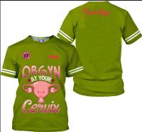 obgyn Personalized name 3D shirt, obgyn 01