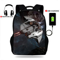 17inch Mercury Star Runner Print Backpack USB Port Backpacks For Teenager Boys&amp;Girls School Bags Laptop Mochila Daily Rucksack