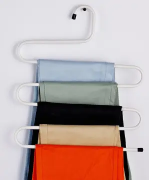 1pc Creative Multilayer Storage Pants Hanger Plastic Clothes