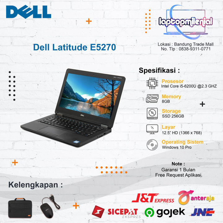 ジャンクPC】DELL Latitude E5270()Intel Core i5-6200U 2.30GHz 4GB - ノートパソコン