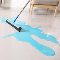 Floor Cleaning Squeegee Magic Broom Rotatable Home Dust Broom Water Removal Wiper Rubber Sweeper Bathroom Floor Window Cleaner