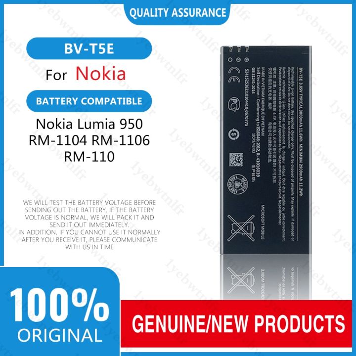 100-original-bv-t5e-3000mah-battery-for-nokia-lumia-950-rm-1104-rm-1106-rm-110