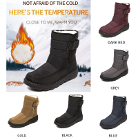 PS Store Womens Fashion Winter Warm Snow Boots High-tube Waterproof Non-slip Womens Boots