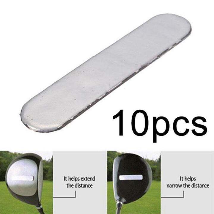 10Pcs Adhesive Lead Tape to Add Swing Weight For Golf Tennis Racket