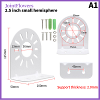 JointFlowers 2.5-6นิ้วมุมขวาของเพดานบ้านแขวนตัวยึดผนังกลมกล้องโดมแผ่นฐานรองการตรวจสอบอัจฉริยะ
