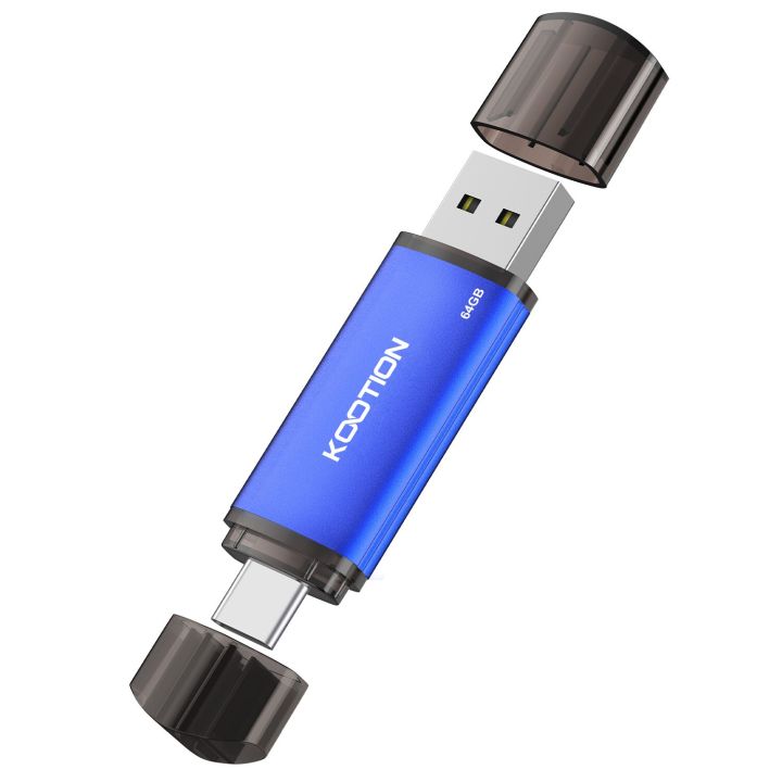 kootion-u209-32gb-64gb-128gb-usb-type-c-flash-drive-pen-drive-usb-a-usb-c-otg-pendrive-for-android-smartphone-computer-laptop-cables-converters