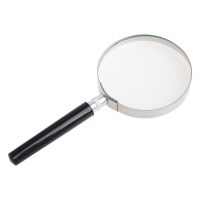 75mm Portable 5X Handheld Handy Magnifier แว่นขยายขยายเลนส์แว่นขยาย