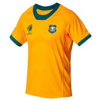 2023 AUSTRALIA WALLABIES HOME GOLD RUGBY TRAINING JERSEY Size S-M-L-XL-XXL-3XL-4XL-5XL