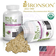 Organic Milk Thistle 1000 mg - 120 viên Mỹ - Bảo vệ chức năng gan